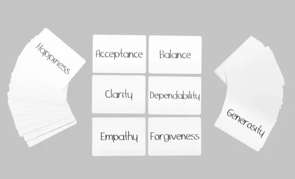 Value Sort Cards